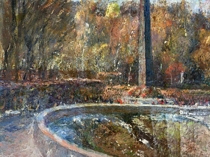 Oil painting Glory park Mynka Alexander Fedorovich