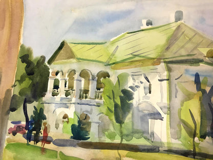 Watercolor painting Summer day Kryzhanivskyi Viktor Vladimirovich