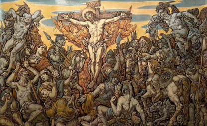 Oil painting Passion of Christ. Calvary Litvinov Oleg Arkad'yevich