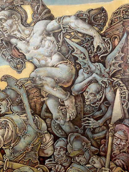 Oil painting Passion of Christ. Calvary Litvinov Oleg Arkad'yevich