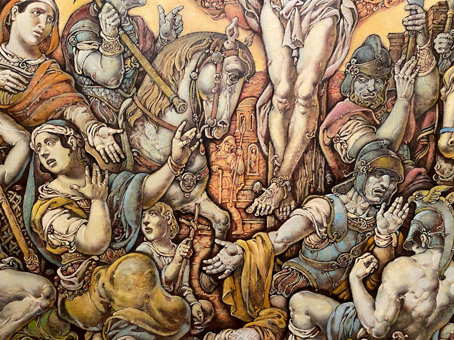 Oil painting Passion of Christ. Calvary Litvinov Oleg Arkad'yevich