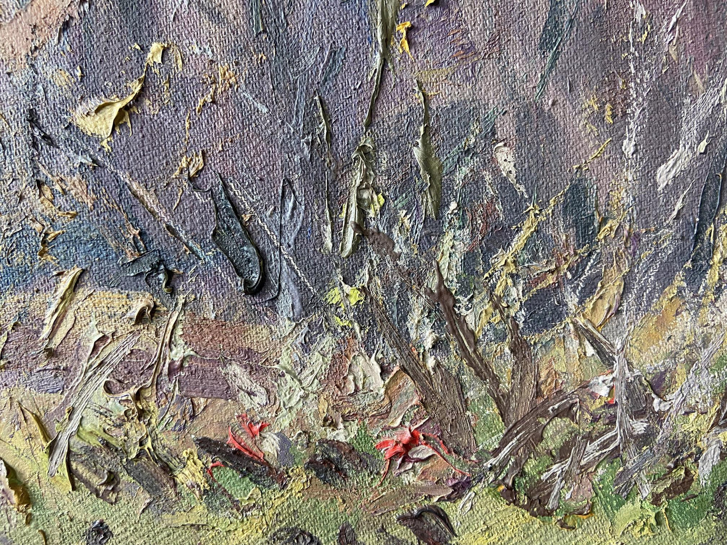 Oil painting Deep autumn Gaponchenko Ivan Ivanovich