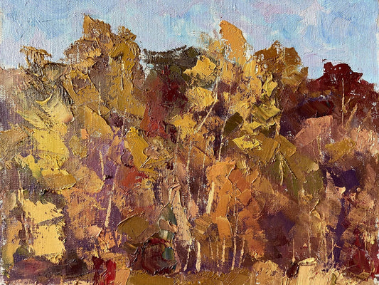Oil painting Autumn Gaponchenko Ivan Ivanovich