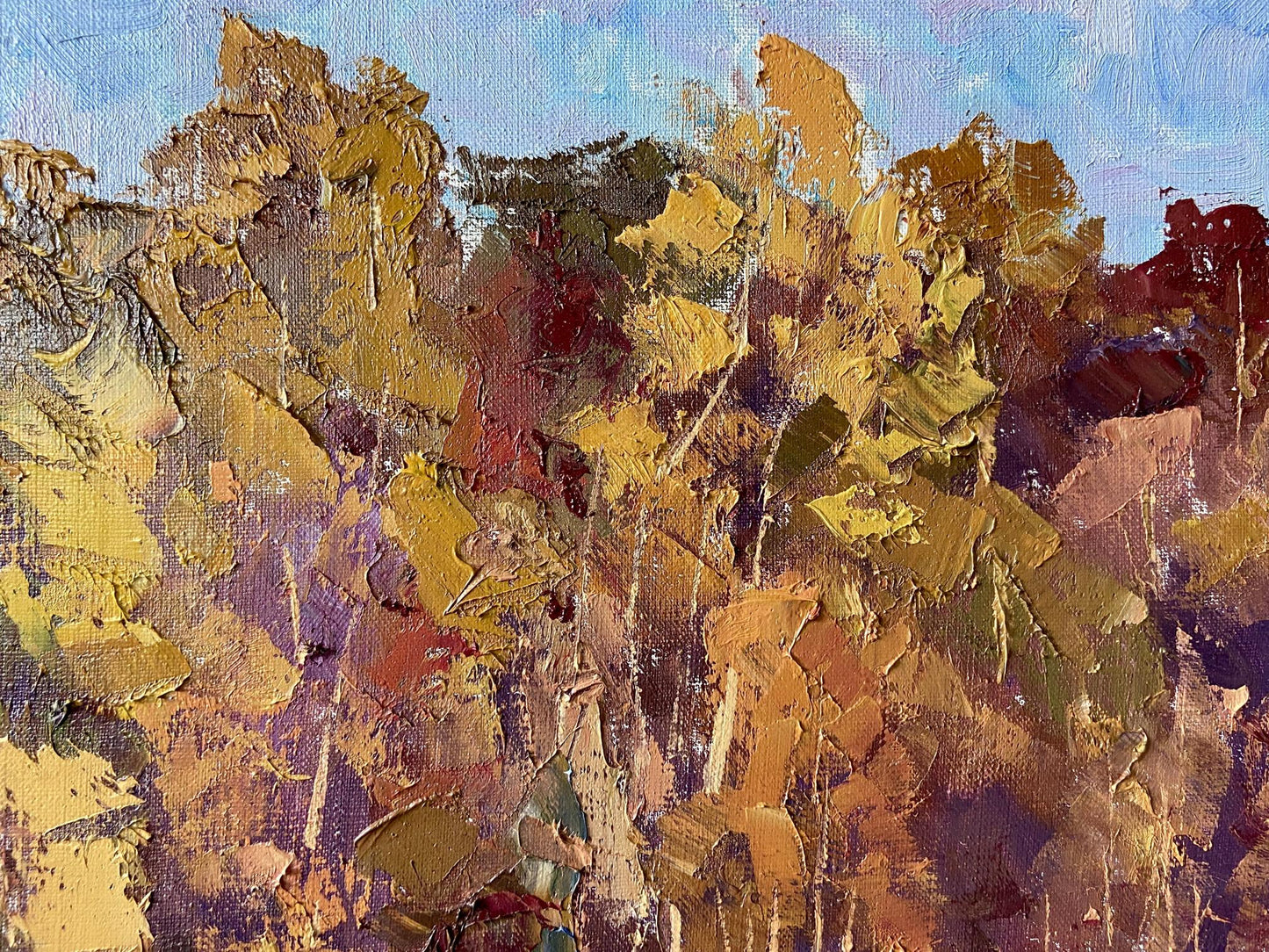 Oil painting Autumn Gaponchenko Ivan Ivanovich