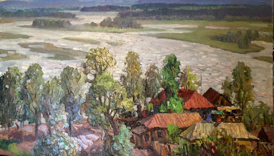 Oil painting Sednevskaya gave Kolomoitsev Petr Mikhailovich
