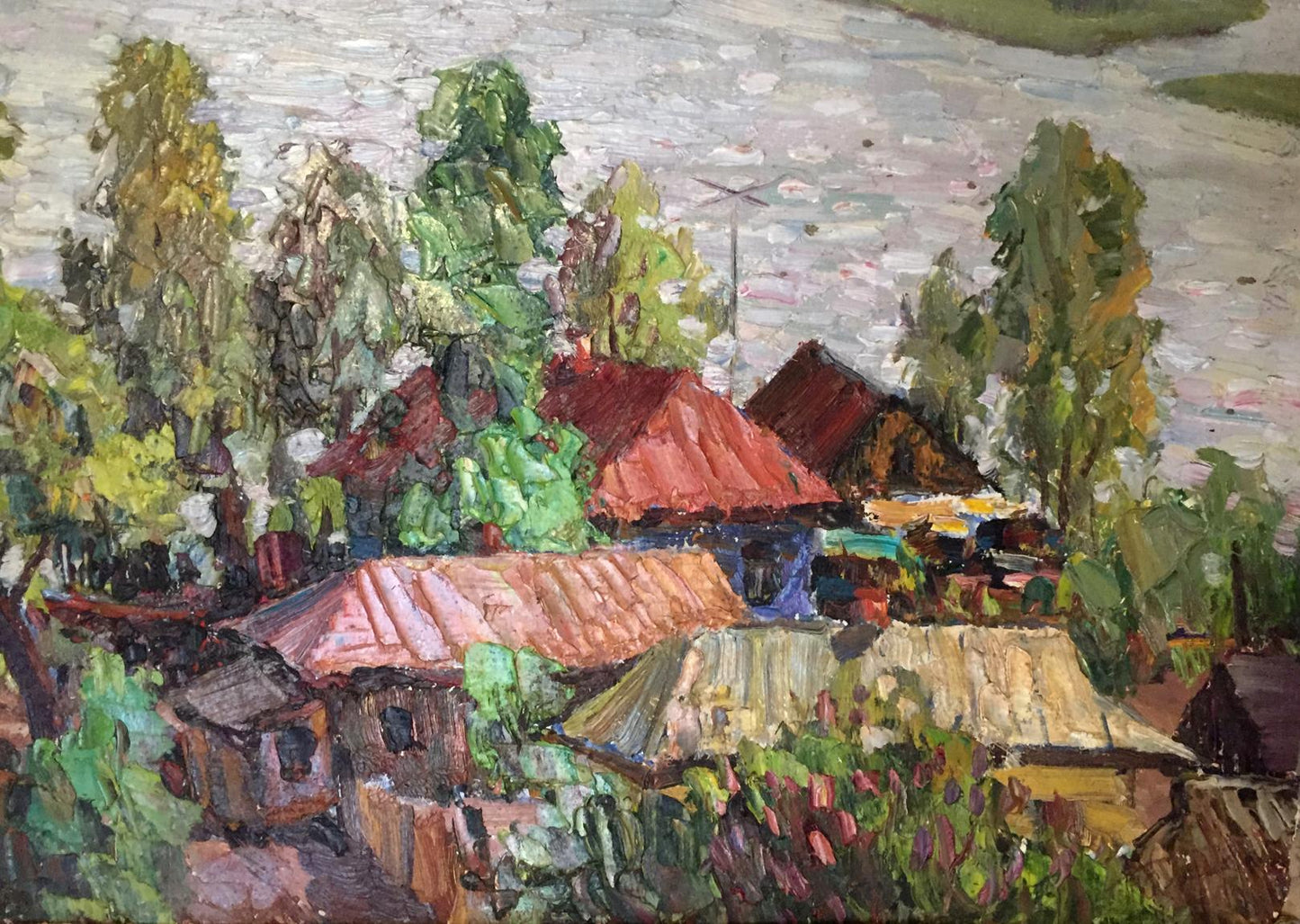 Petr Mikhailovich Kolomoitsev's oil painting "Sednevskaya Grove"