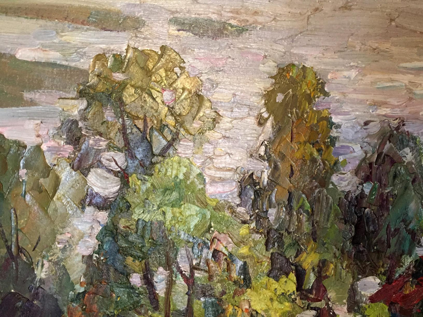 Petr Mikhailovich Kolomoitsev's oil painting of Sednevskaya Grove
