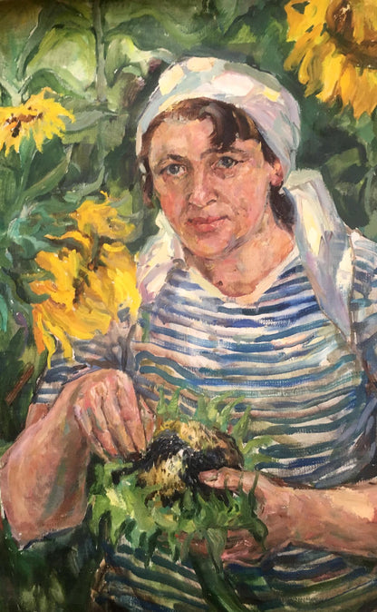 Oil painting Woman portrait Palazhchenko Irina