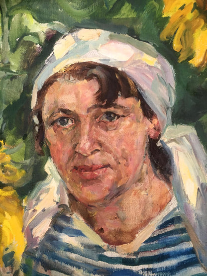 Oil painting Woman portrait Palazhchenko Irina