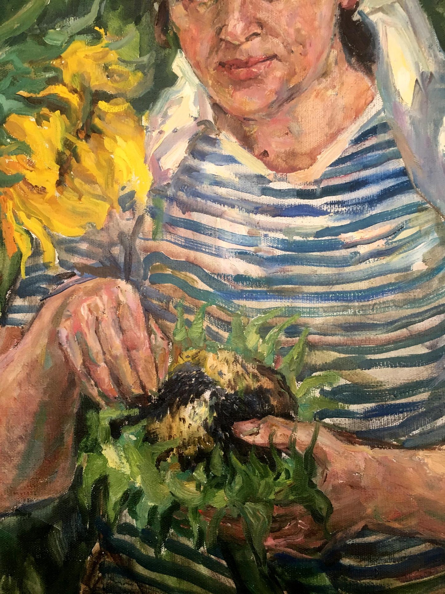 Oil painting Woman portrait Palazhchenko Irina