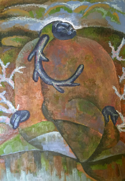 Oil painting Tabalah-urasa V. Kudrin