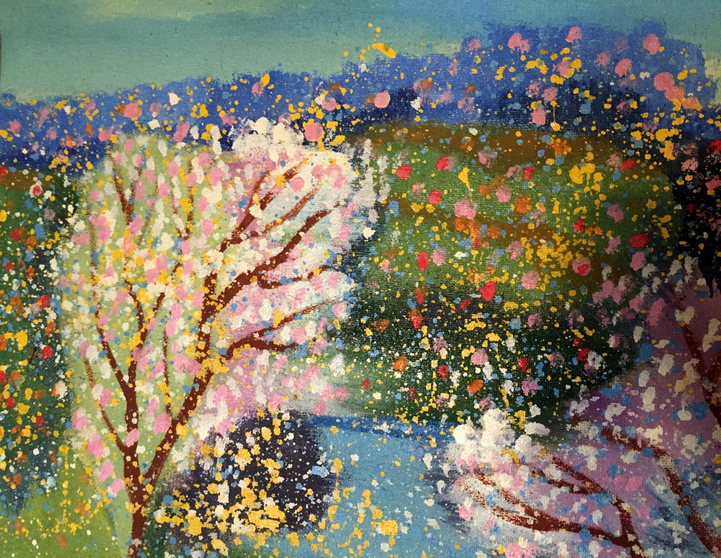 Oil painting Pavasaris Danne Eric Edmundovich