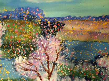 Oil painting Pavasaris Danne Eric Edmundovich
