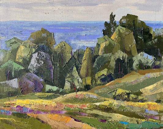 Oil painting Poltava region Gaponchenko Ivan Ivanovich