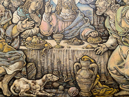 Oil painting The last supper Litvinov Oleg Arkad'yevich