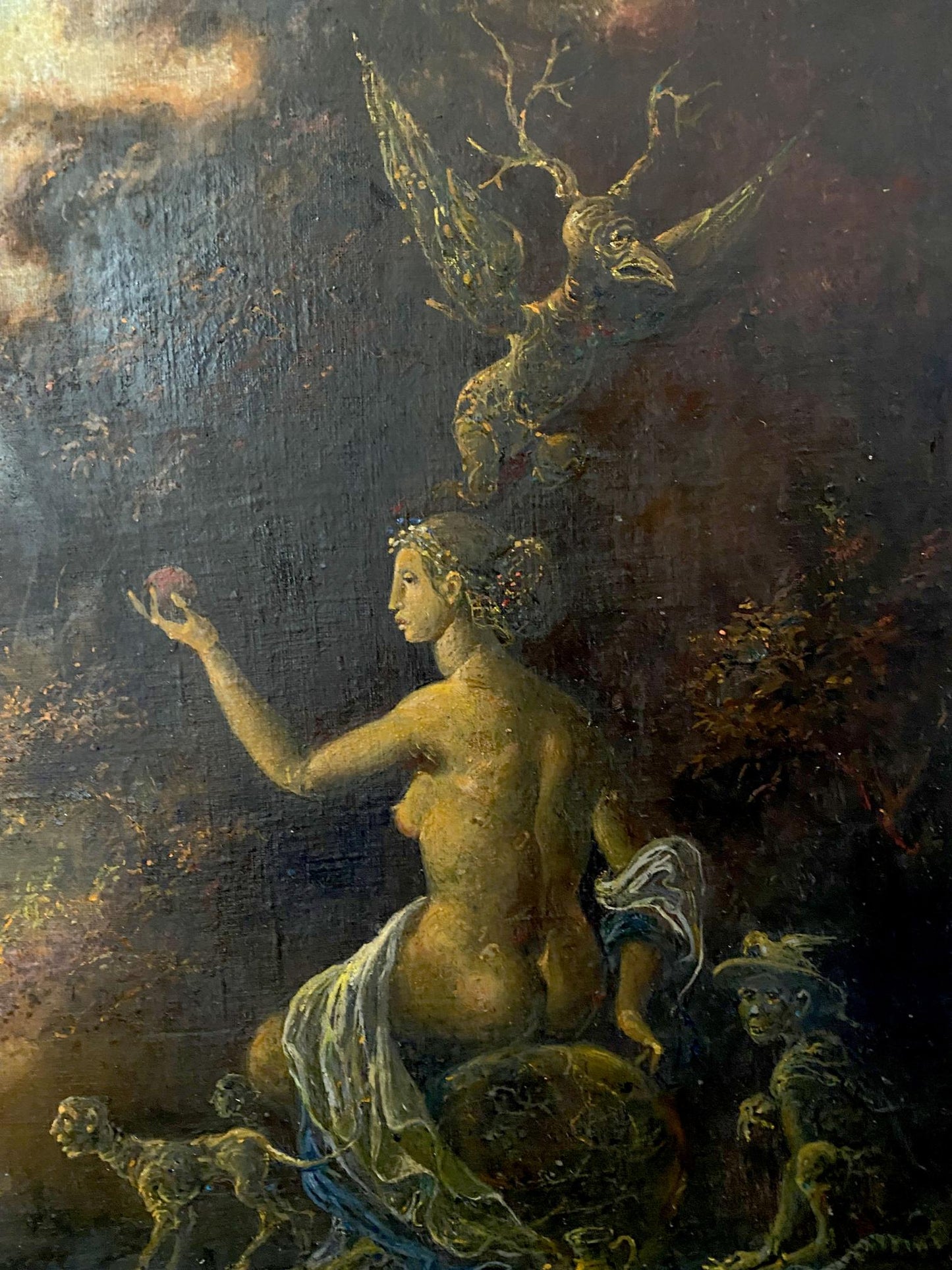 Oil painting Metamorphosis Litvinov Oleg Arkad'yevich