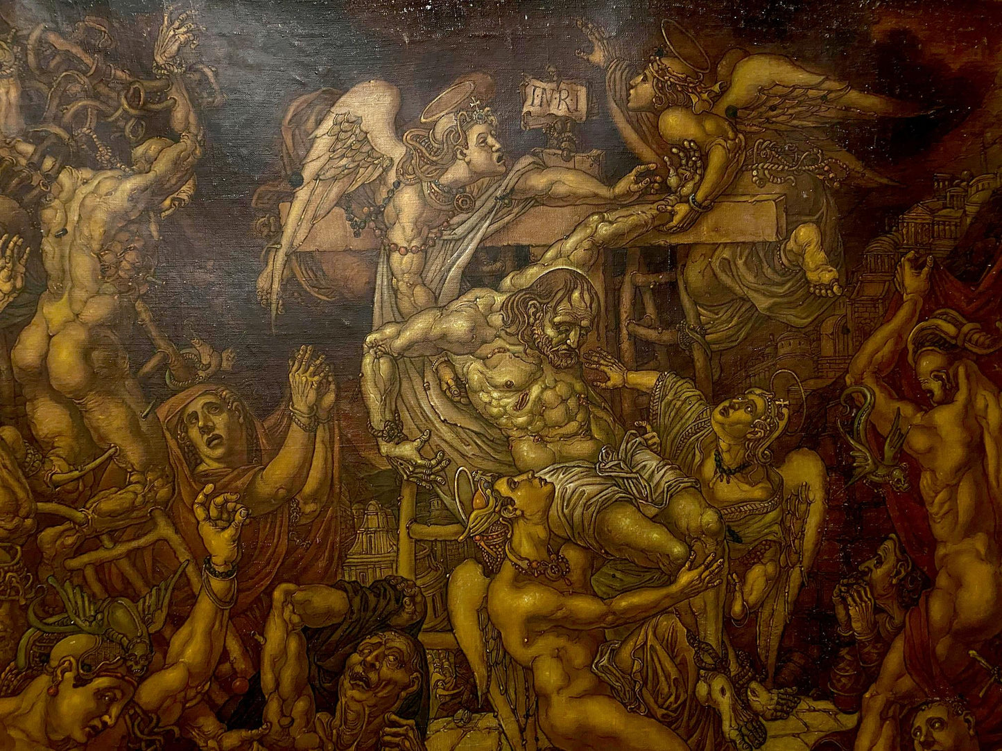 Oil painting Descent from the cross Litvinov Oleg Arkad'yevich