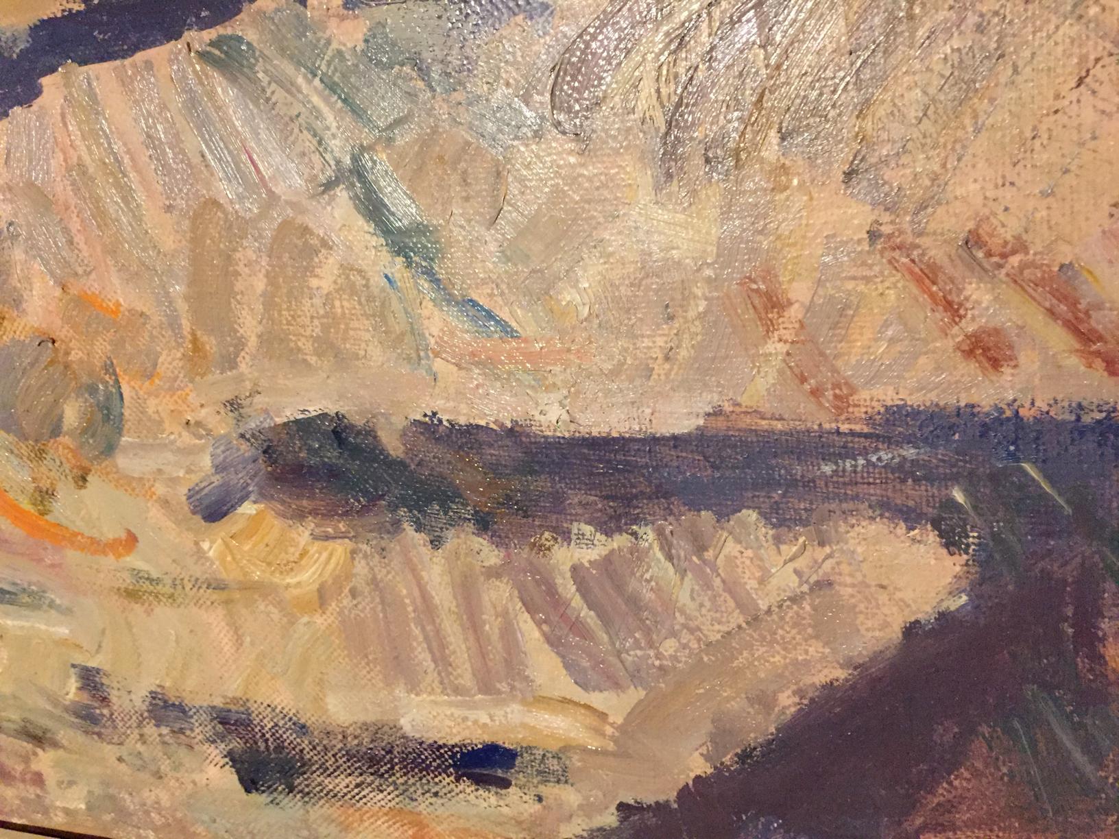 Oil painting Mountain landscape by Sergeev Nin