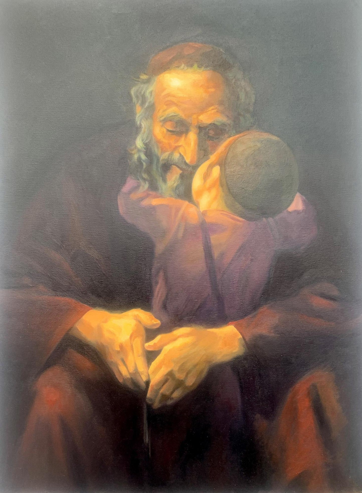 Oil painting Jewish Serdyuk Boris Petrovich