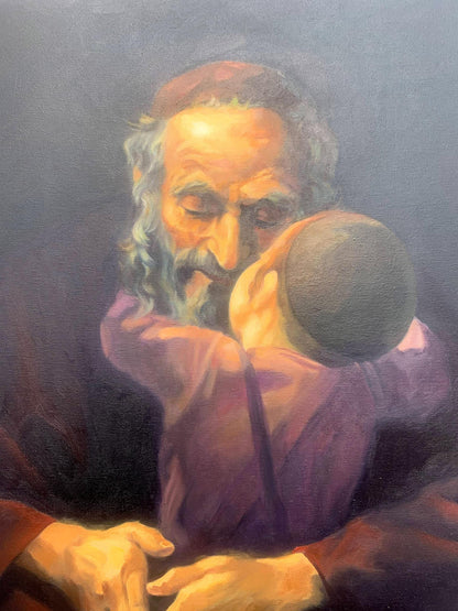 Oil painting Jewish Serdyuk Boris Petrovich