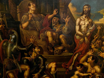 Oil painting Christ before Pilate Litvinov Oleg Arkad'yevich