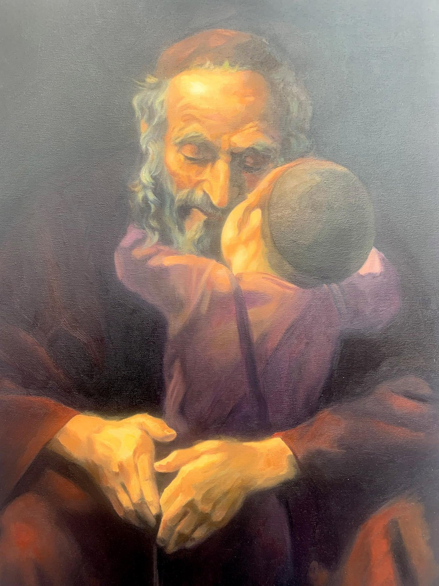 Oil painting Jewish Serdyuk Boris Petrovich