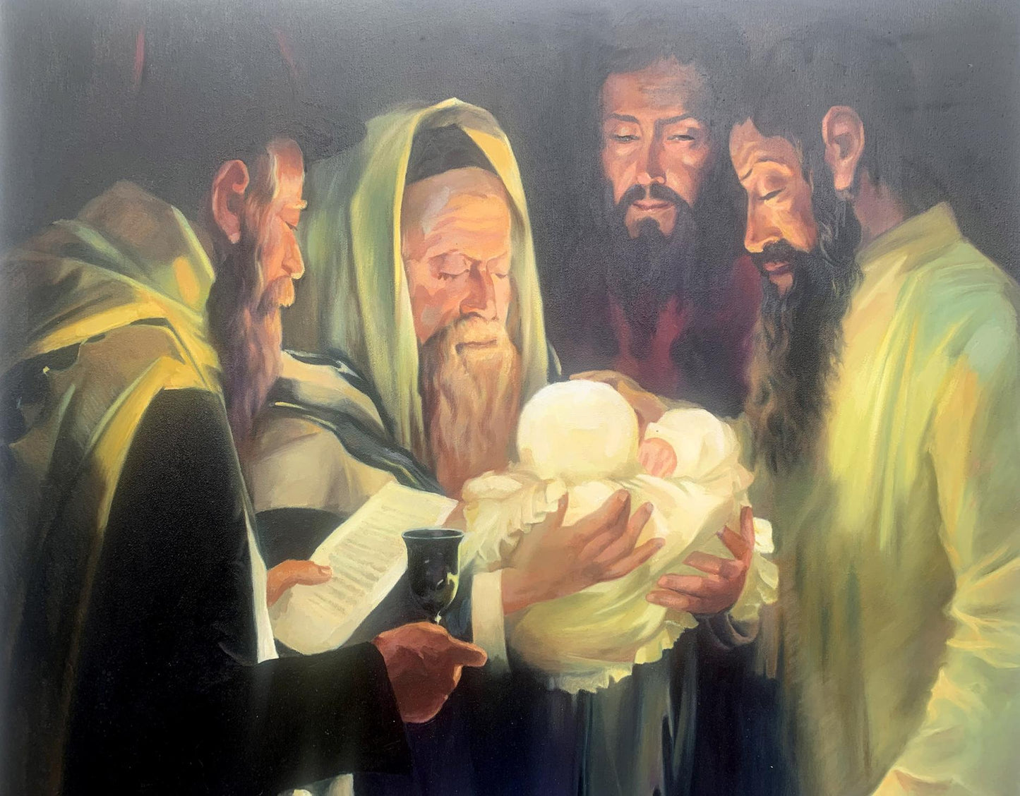 Oil painting Birth Serdyuk Boris Petrovich