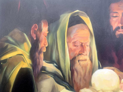 Oil painting Birth Serdyuk Boris Petrovich