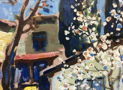 Oil painting Plum blossoms