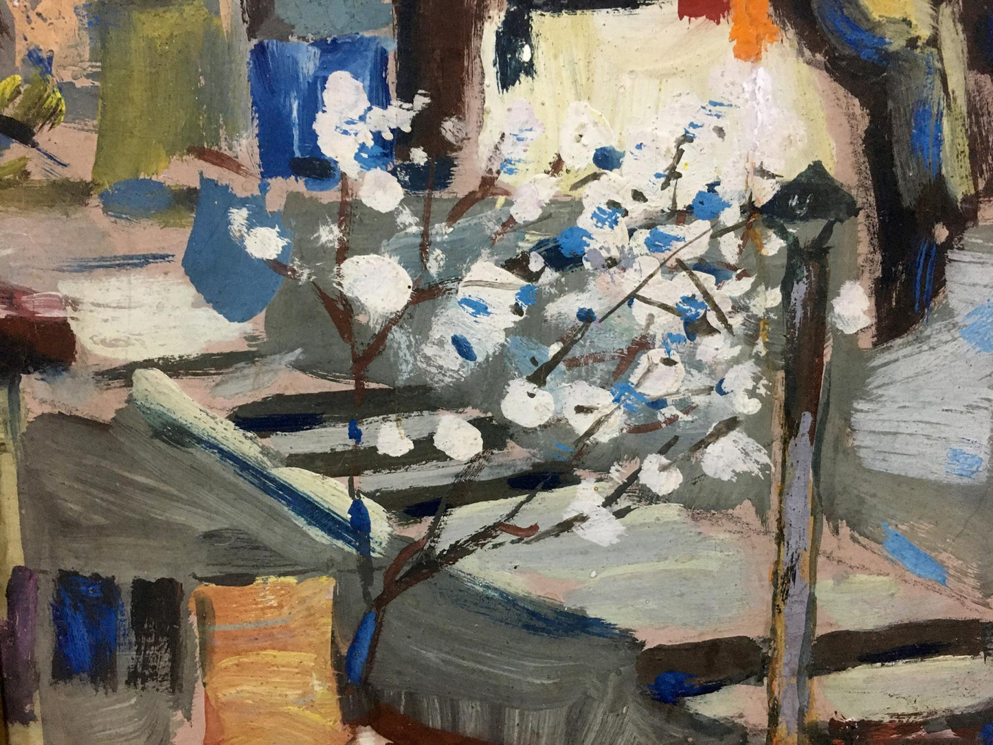 Oil painting Plum blossoms
