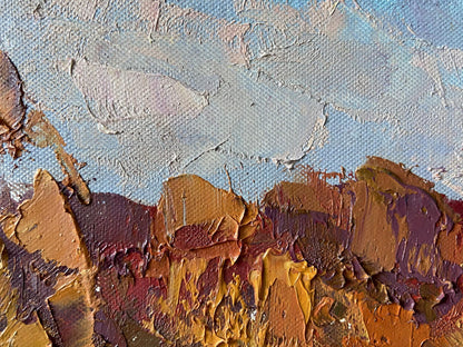 Oil painting Autumn in Nikolayevshchina Gaponchenko Ivan Ivanovich