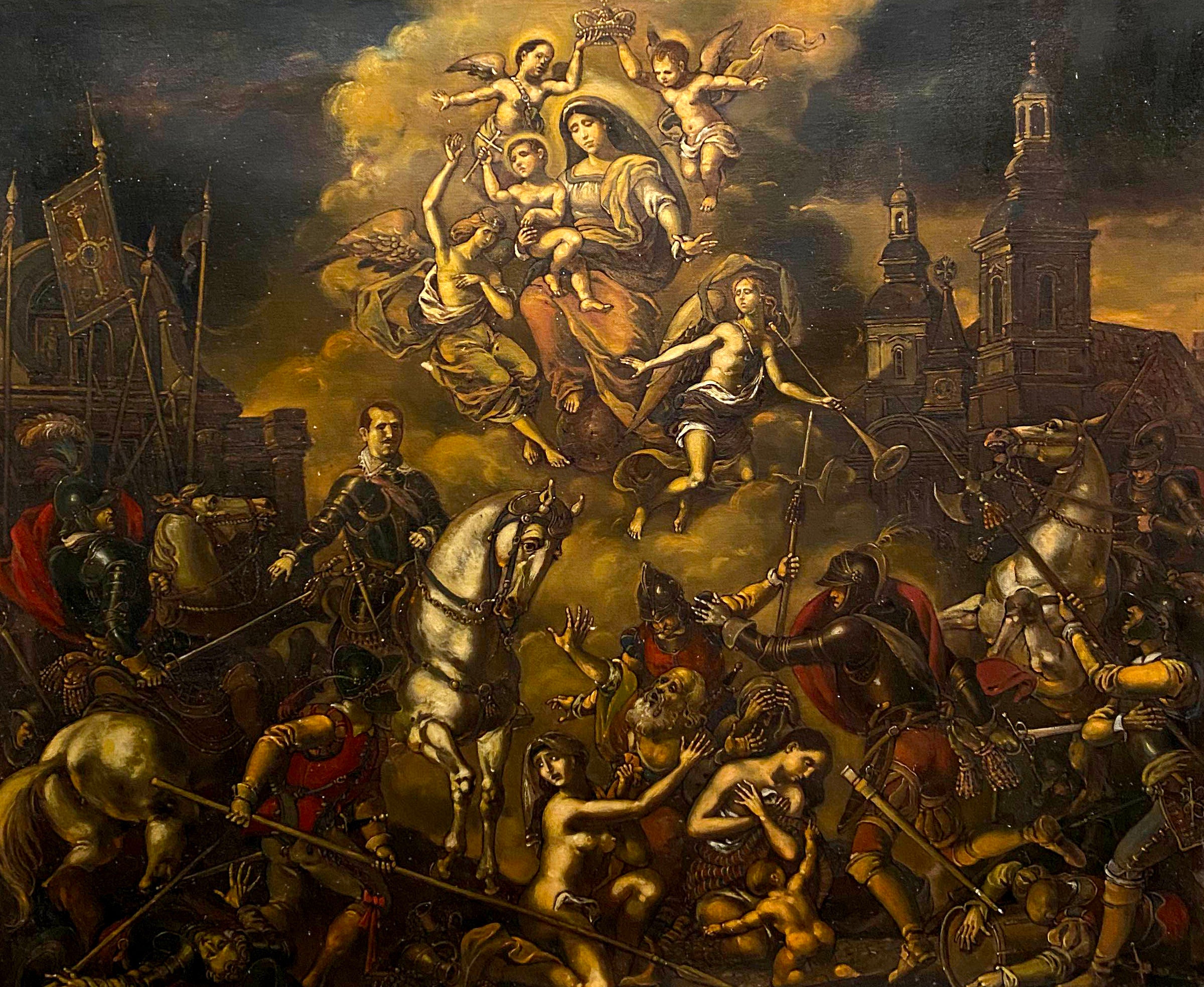 Oil painting Assault on the city of Breda Oleg Litvinov