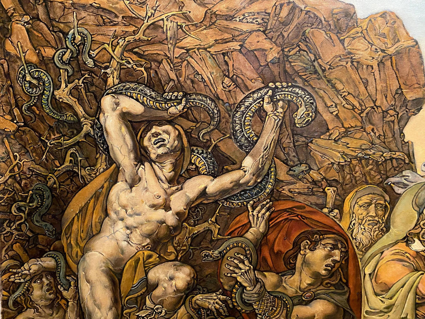 Oil painting Brazen serpent Litvinov Oleg Arkad'yevich