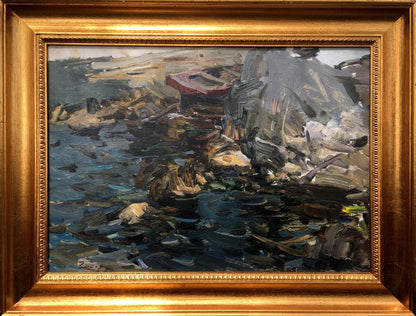 Oil painting Reeds Zakharov Fedor Zakharovich