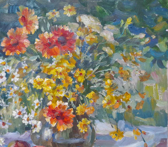 Oil painting Spring Flowers still life  Kovalenko Ivan Mikhailovich