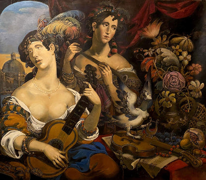 Oil painting Birth of a melody Litvinov Oleg Arkad'yevich