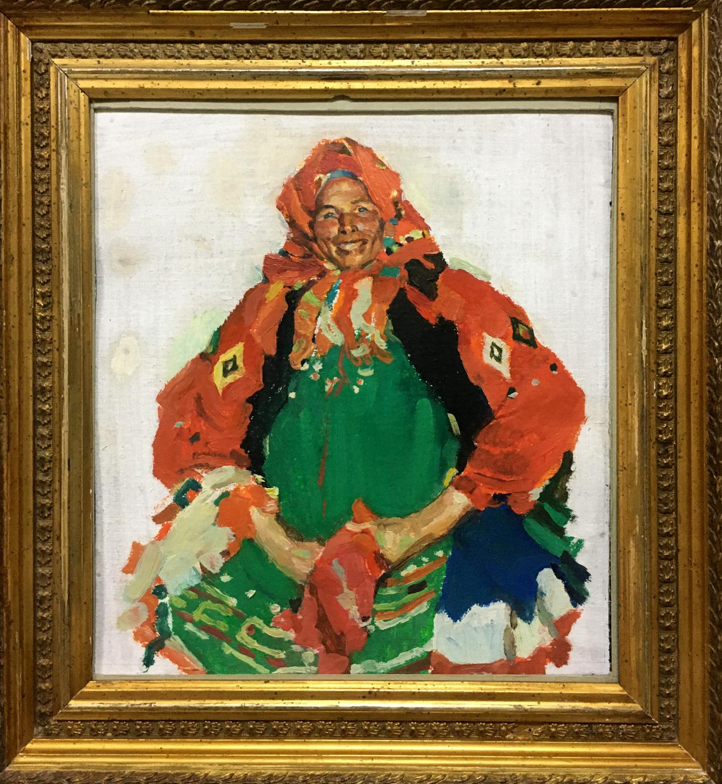 Oil painting Peasant woman Shteyngarts Yuri Davidovich