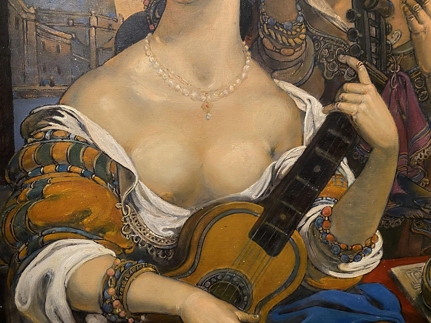 Oil painting Birth of a melody Litvinov Oleg Arkad'yevich