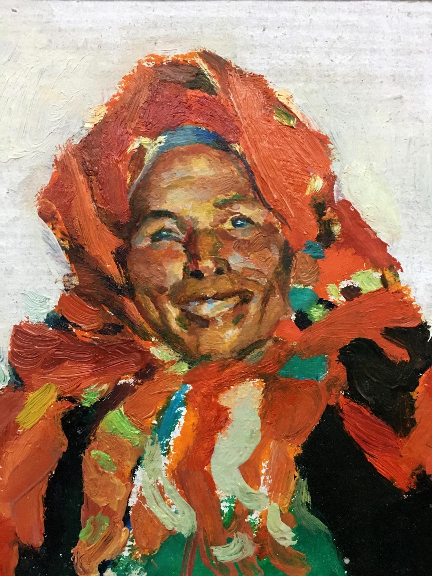 Yuri Davidovich Shteyngarts' oil painting Peasant Woman