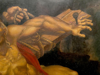 Oil painting Crucifixion of saint peter Litvinov Oleg Arkad'yevich