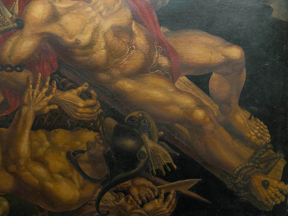 Oil painting Crucifixion of saint peter Litvinov Oleg Arkad'yevich