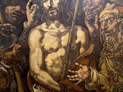 Oil painting The mockery of Christ Litvinov Oleg Arkad'yevich