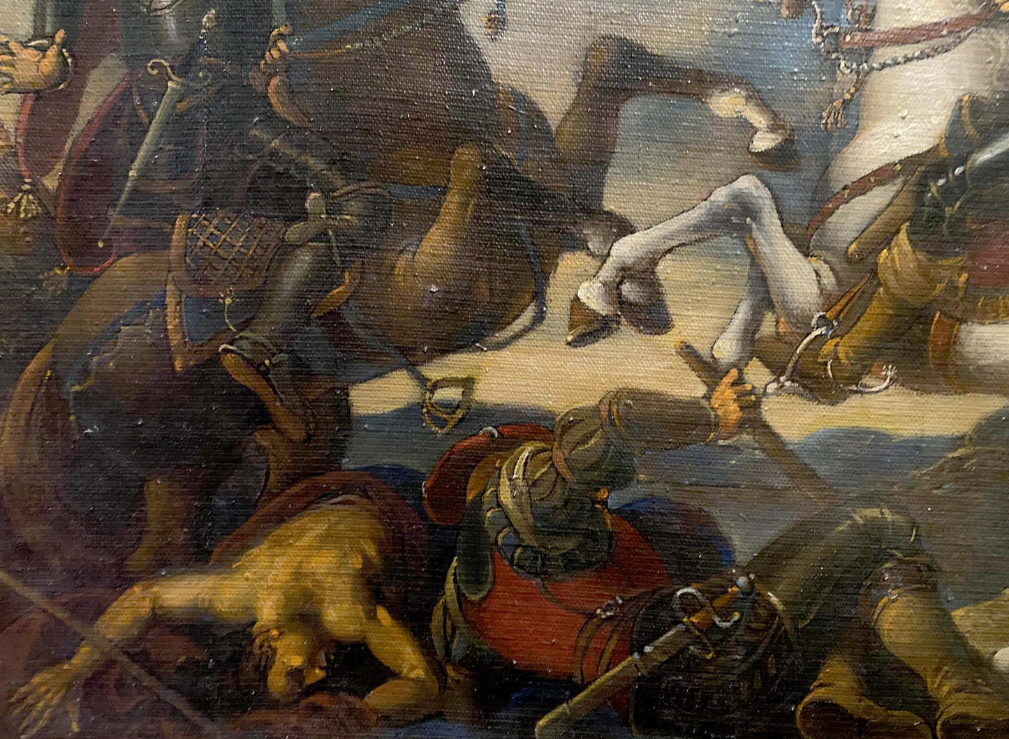 Oil painting Siege of Breda Oleg Litvinov