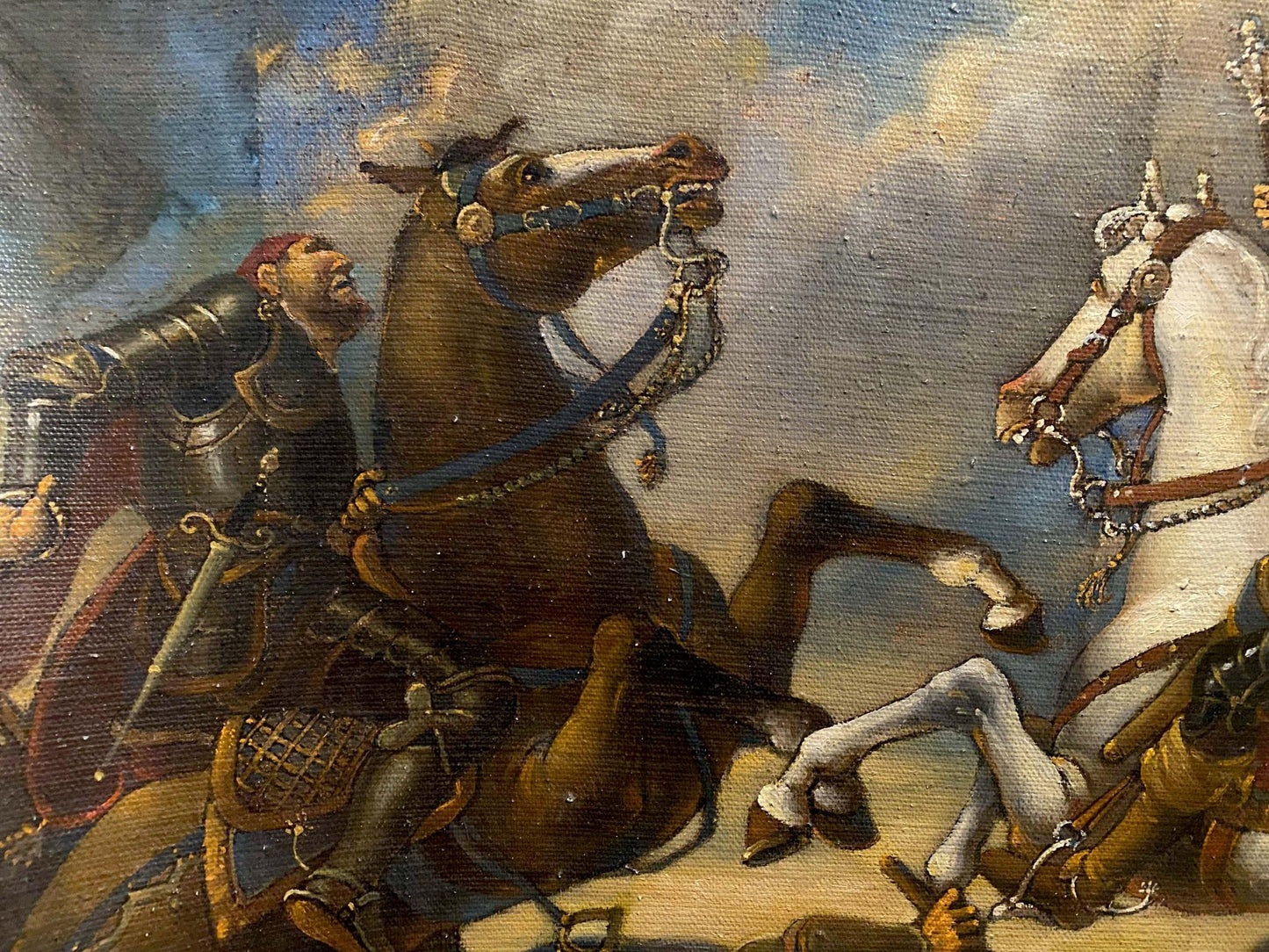 Oil painting Siege of Breda Oleg Litvinov