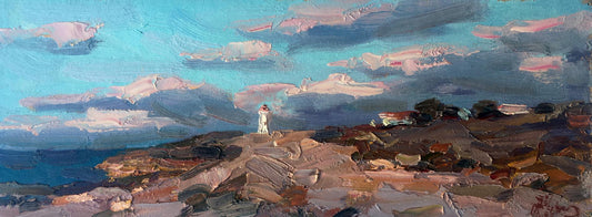 Oil painting Lighthouse Alexander Nikolaevich Cherednichenko