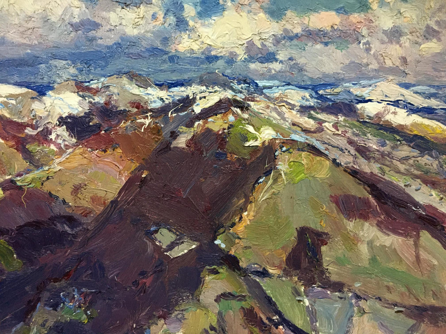 Oil painting The mountains Sidoruk Vladimir Fedorovich