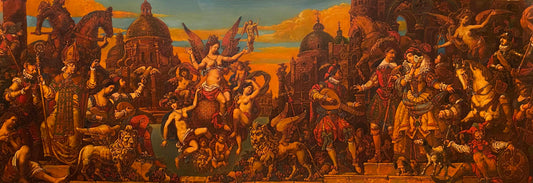 Oil painting Triumph of Venice Litvinov Oleg Arkad'yevich