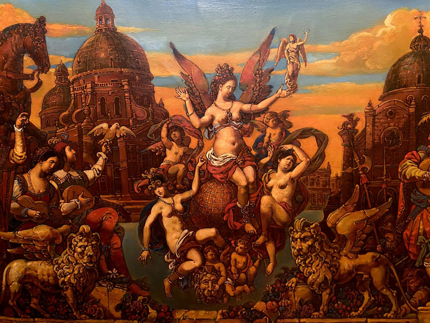 Oil painting Triumph of Venice Litvinov Oleg Arkad'yevich