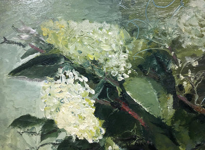 Oil painting White lilac Afanasyev Vladimir Ilyich