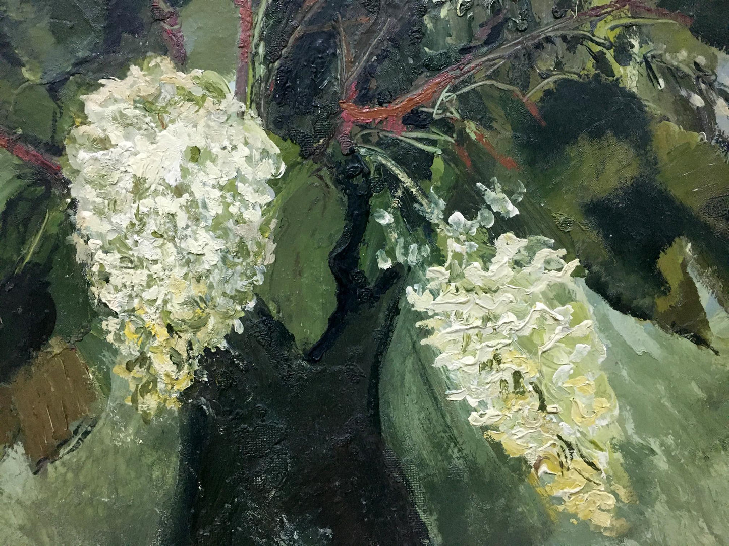 Oil painting White lilac Afanasyev Vladimir Ilyich